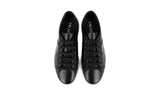 Prada Men's Black Leather Downtown Sneaker 4E3573