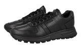 Prada Men's Black Leather Prax01 Sneaker 4E3581