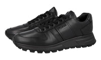 Prada Men's Black Leather Matchrace Sneaker 4E3581