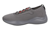 Prada Men's Grey Americas Cup Technical Bike Sneaker 4E3605