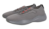 Prada Men's Grey Americas Cup Technical Bike Sneaker 4E3605