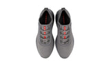 Prada Men's Grey Americas Cup Technical Bike Sneaker 4E3605