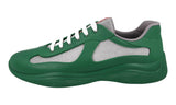 Prada Men's Green Americas Cup Icon Soft Sneaker 4E6500