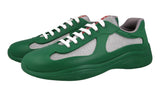 Prada Men's Green Americas Cup Icon Soft Sneaker 4E6500