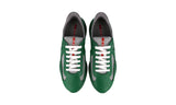 Prada Men's Green Americas Cup Icon Soft Sneaker 4E6500