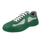 Prada Men's Green Americas Cup Icon Soft Sneaker 4E6500
