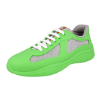 Prada Men's Green Americas Cup Icon Soft Sneaker 4E6500