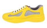 Prada Men's Yellow Americas Cup Icon Soft Sneaker 4E6500