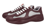 Prada Men's Red Rubber + Bike Americas Cup Sneaker 4E6500