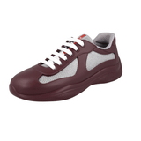 Prada Men's Red Rubber + Bike Americas Cup Sneaker 4E6500