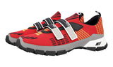 Prada Men's Red Knit Crosssection Sock Slip-on Sneaker 4O3219