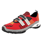 Prada Men's Red Knit Crosssection Sock Slip-on Sneaker 4O3219