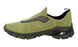 Prada Men's Green Knit Crosssection Sock Slip-on Sneaker 4O3223