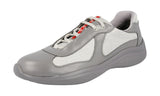 Prada Men's 4O3305 DXF F0E11 Leather Sneaker
