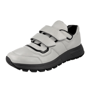 Prada Men's Grey Leather Prax 01 Sneaker 4O3508