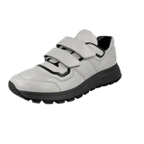 Prada Men's Grey Leather Prax 01 Sneaker 4O3508