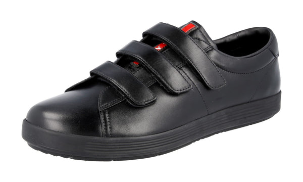 Prada Men's 4P2985 3ORL F0002 Leather Sneaker