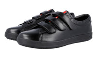 Prada Men's Black Leather Sneaker 4P2985