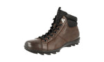 Prada Men's 4T1846 O0R F0201 Leather Half-Boot