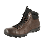 Prada Men's Brown Leather Half-Boot 4T1846