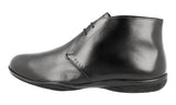 Prada Men's Black Leather Lace-up Shoes 4T2107
