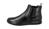 Prada Men's Black Leather Toblach High-Top Sneaker 4T2437