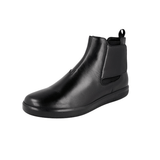 Prada Men's Black Leather Toblach High-Top Sneaker 4T2437