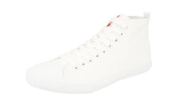 Prada Men's 4T2583 3O9T F0009 Textile High-Top Sneaker