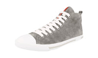 Prada Men's 4T2583 O53 F073E Leather High-Top Sneaker