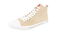 Prada Men's 4T2583 OQ4 F0D32 Leather High-Top Sneaker