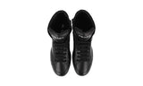 Prada Men's Black Leather High-Top Sneaker 4T2596