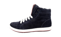 Prada Men's Blue Leather High-Top Sneaker 4T2842