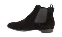 Prada Men's Black Leather Half-Boot 4T2852