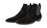 Prada Men's Black Leather Half-Boot 4T2852