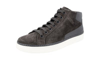 Prada Men's 4T2863 053 F0207 Leather Sneaker