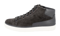 Prada Men's Grey Leather Sneaker 4T2863