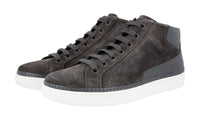Prada Men's Grey Leather Sneaker 4T2863