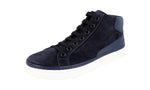 Prada Men's 4T2863 054 F0008 welt-sewn Leather Sneaker