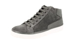 Prada Men's 4T2863 054 F0207 welt-sewn Leather Sneaker