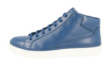 Prada Men's Blue Leather Sneaker 4T2863