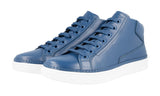 Prada Men's Blue Leather Sneaker 4T2863