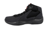Prada Men's Black Leather High-Top Sneaker 4T2871