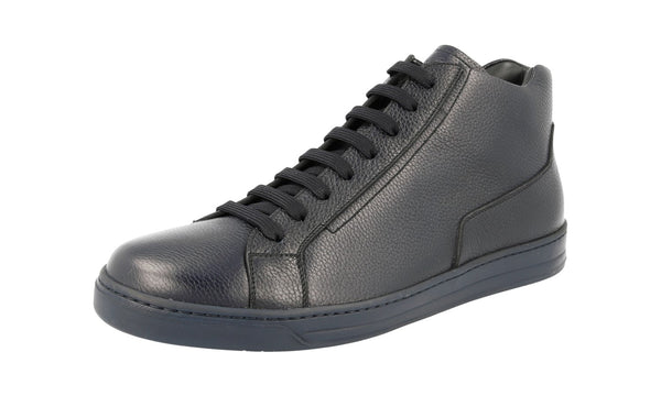 Prada Men's 4T2998 3F0P F0216 Leather Sneaker