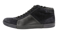 Prada Men's Blue Leather Sneaker 4T3023