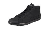 Prada Men's 4T3029 1O2P F0002 Nylon High-Top Sneaker