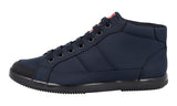 Prada Men's Blue High-Top Sneaker 4T3029