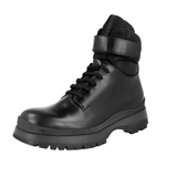 Prada Men's Black Leather Brixxen Half-Boot 4T3035