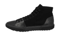 Prada Men's Black High-Top Sneaker 4T3122