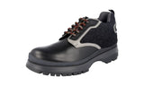 Prada Men's 4T3142 3J5N F0A13 Leather Lace-up Shoes