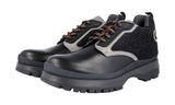 Prada Men's Black Leather Brixxen Lace-up Shoes 4T3142